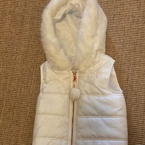 Girls Hooded Zip Vest
